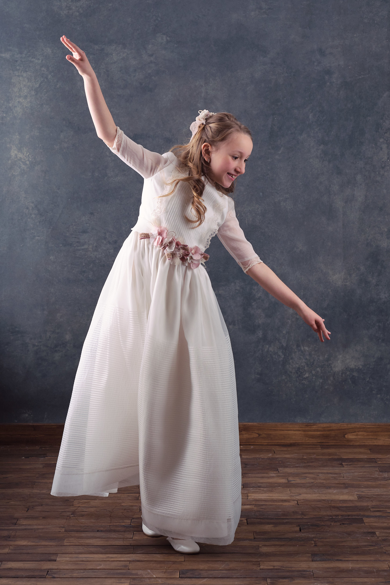 Fotografía de Comunión en estudio en Salamanca